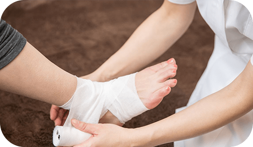 交通事故治療も対応します